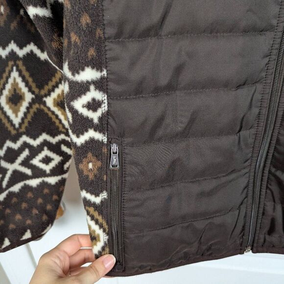 LRL | Brown Geometric Hybrid Jacket Size XL - Picture 7 of 9